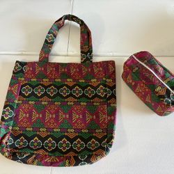Tote Bag And Make Up Bag