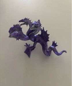 Safari Ltd Mythical Realms Hydra Figure — Purple, 5-Headed Dragon