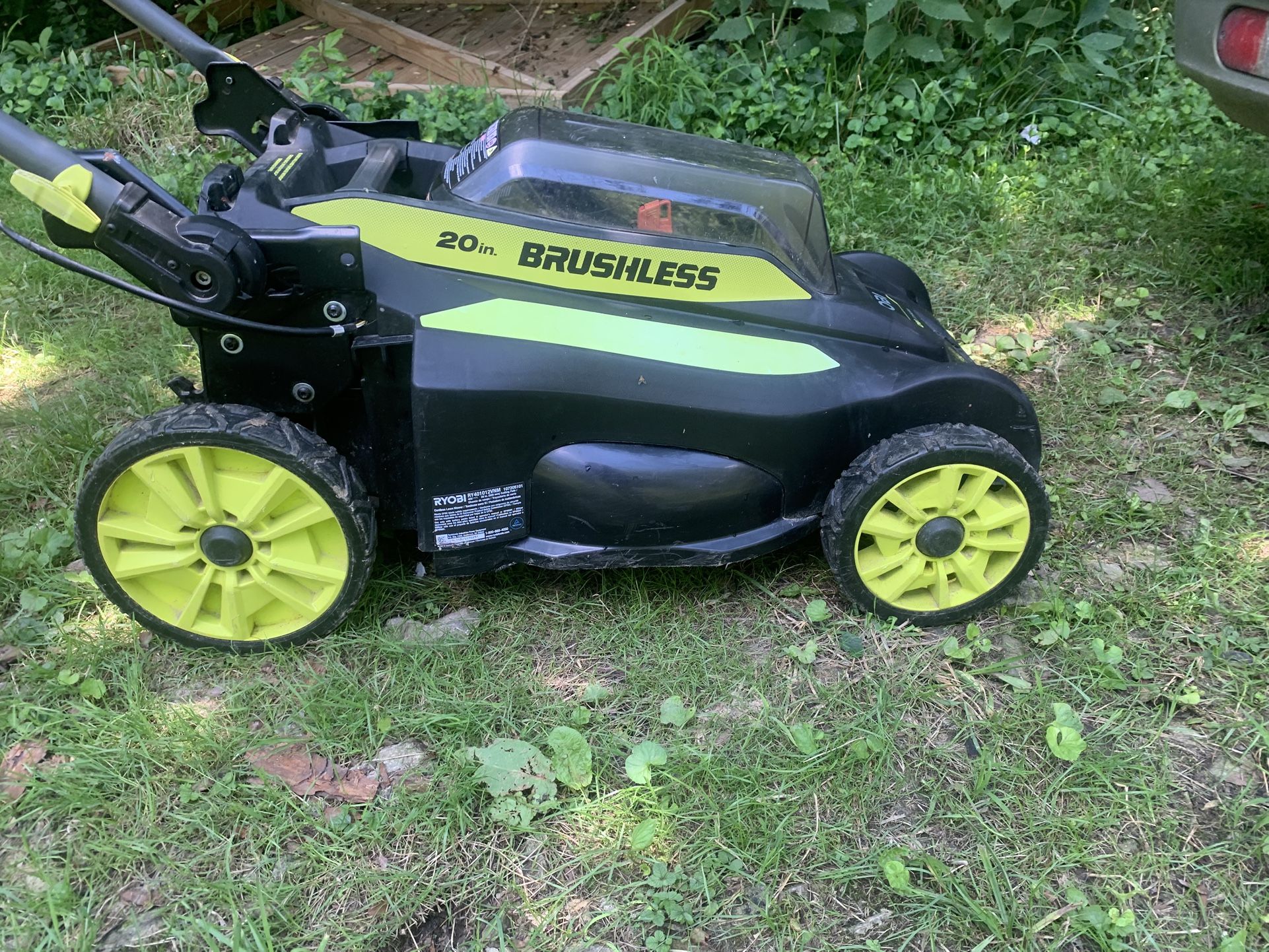 Ryobi 40v Battery Operated Self Propelled 21” Lawn Mower (battery Not Included) $200