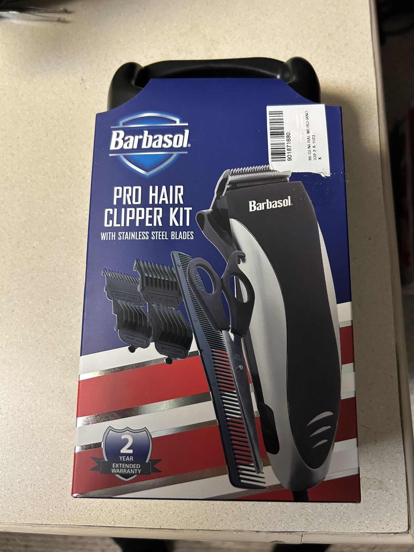 Barbasol Pro Hair Clipper Kit NWT