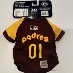 XS Dog Padres Jersey BRAND NEW 