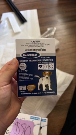 HeartClear Monthly Heartworm Prevention Small Dogs