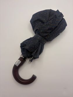 Vintage Guy Laroche Paris Umbrella | Wood Handle | Designer French Accessory