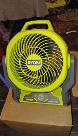 Ryobi Whisper Series Hybrid 18V Fan