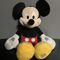Authentic Mickey Mouse Plush Doll Disney Store Genuine 