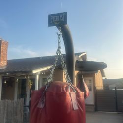 Punching Bag Stand With Speed Bag And Heavy Bag 
