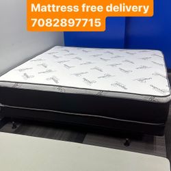 Huge sale for Mattress And Box Twin size mattress and box 150.$ full 190$ Queen 200$ king 290$. Mattress And Box and frame and headboard. King 580$ Qu