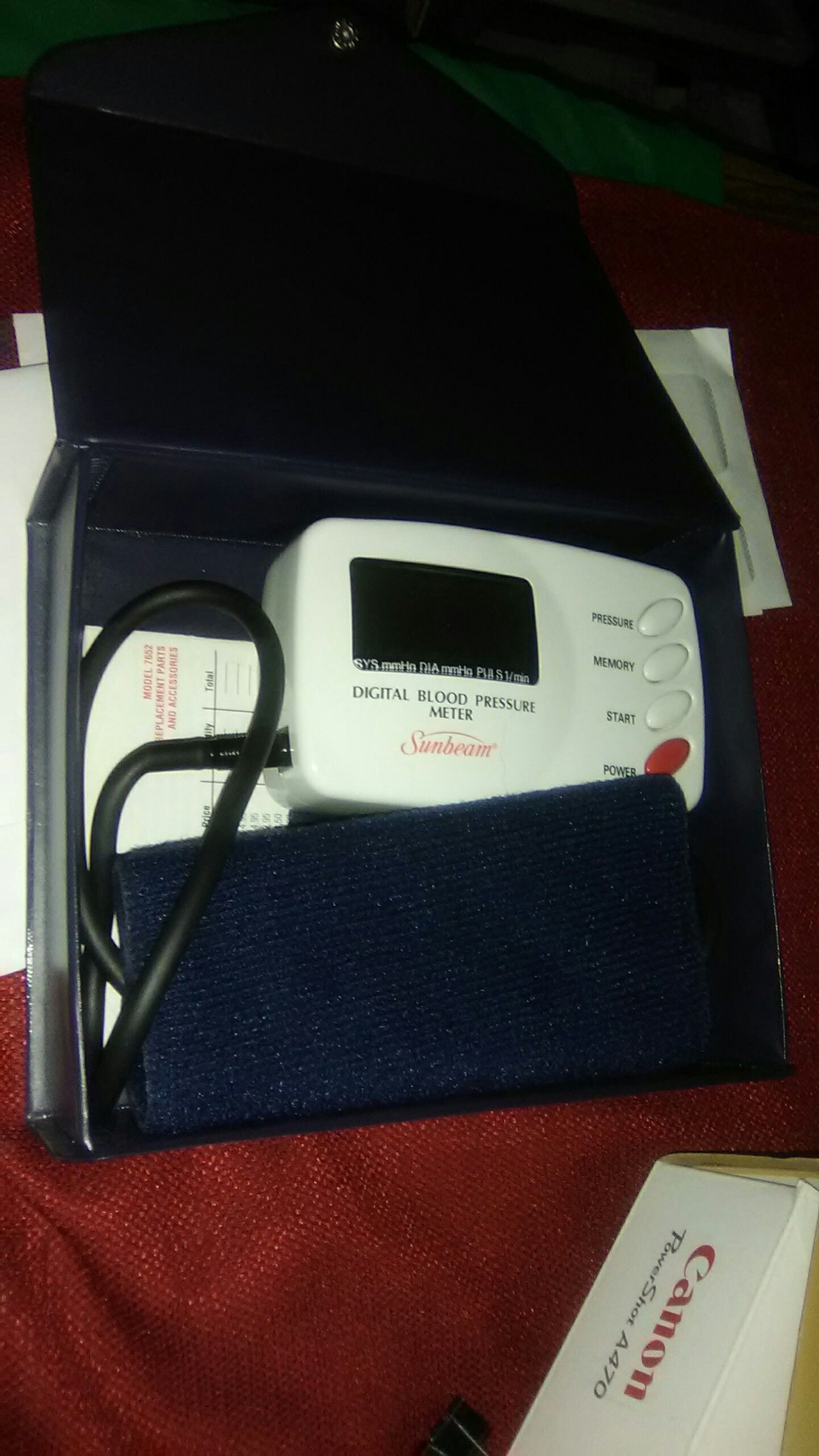 Blood pressure machine almost new