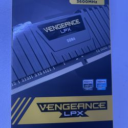 CORSAIR - VENGEANCE LPX 16GB (2PK x 8GB) 3600MHz DDR4 C18 DIMM Desktop Memory - Black
