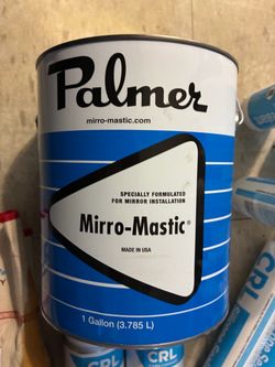Palmer Mirro-Mastic Mirror Installation Adhesive 1 Gallon