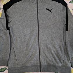 Puma Grey Track Jacket Size XL