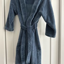 Blue Plush Tucker & Tate Hooded Robe