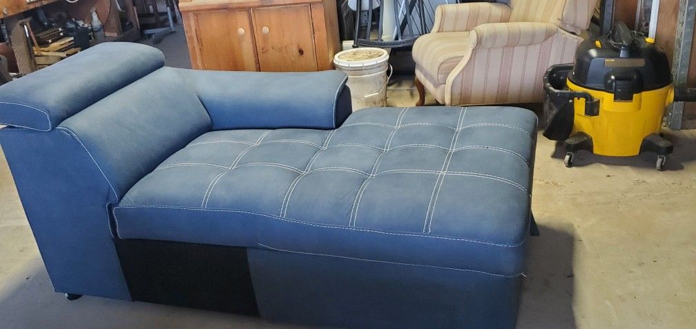 Chaise Sofa With Storage Section