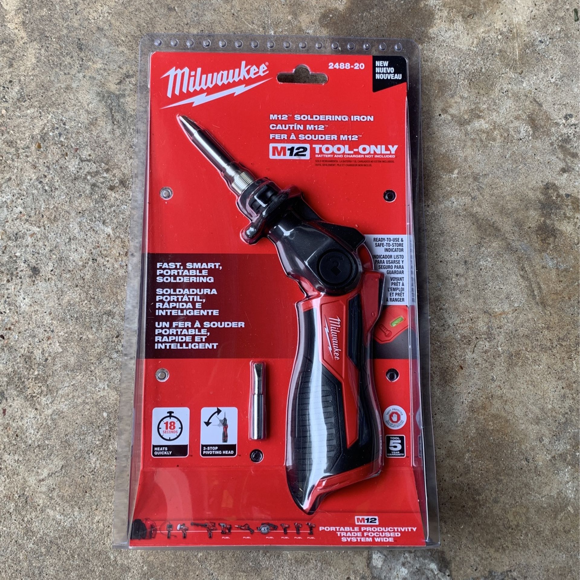 Milwaukee M12 Soldering Iron 