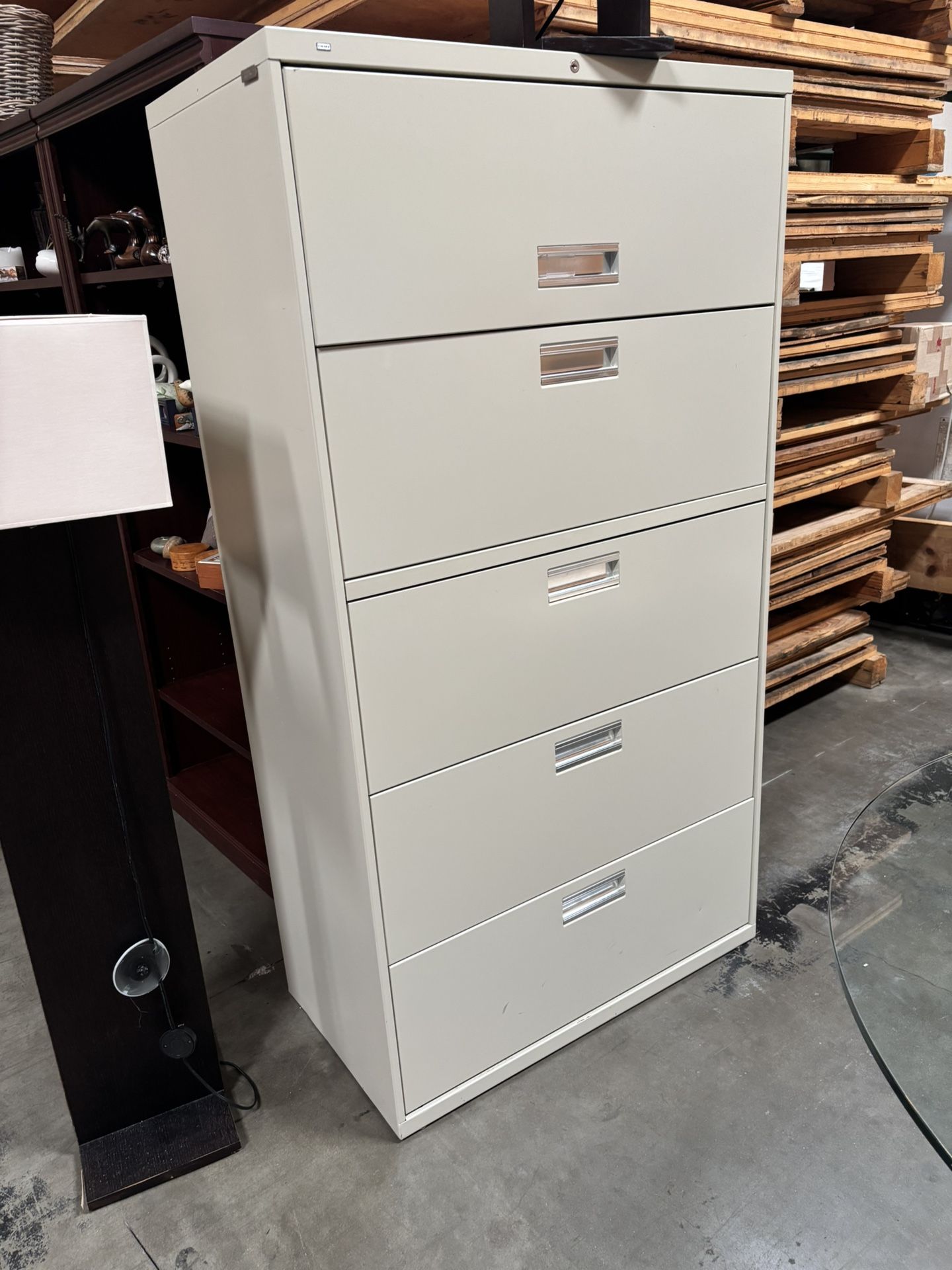 HON 5-Drawer Lateral File Cabinet Metal Storage