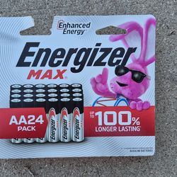 Energizer batteries AA 24pk