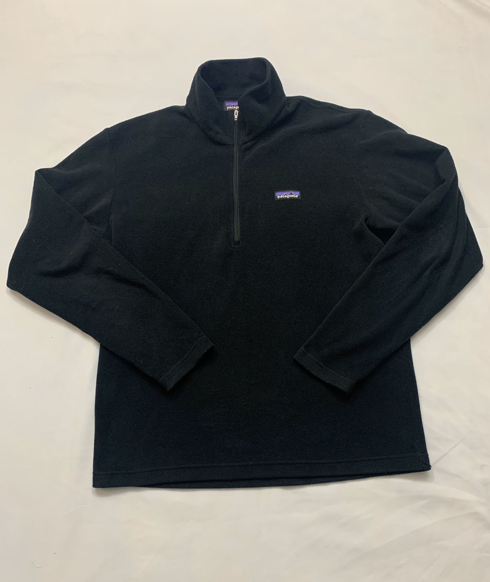 Vintage Retro 90’s Patagonia Synchilla Black Fleece Jacket Men’s Size Medium
