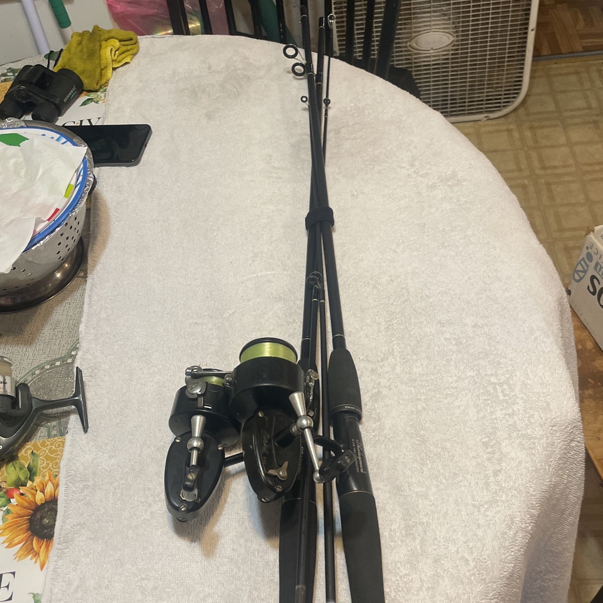 Have 2 auntie Garcia Michael 300 Fishing Reels And Shakespeare Rod