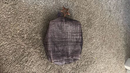 MAC sparkly pink and black makeup bag