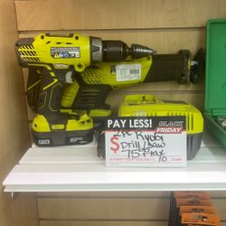 2PC RYOBI SET 