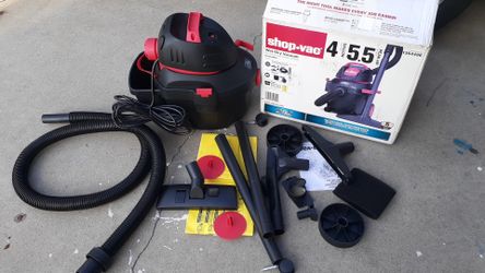 Shop-Vac Wet/Dry Vacuum 4Gallon 5.5 Peak HP+