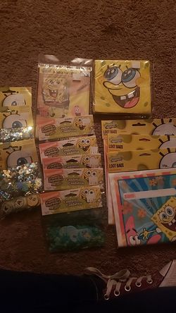 Spongebob birthday stuff