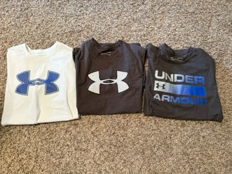 3 UNDER ARMOUR SHIRTS. 