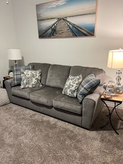 Gray 3 Seater Couch $40 Moving Sale