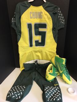 Patrick Chung GAME WORN Oregon Ducks Uniform