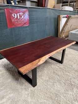 Solid Wood Live Edge Dining Table NEW Wayfair FREE DELIVERY 🚚 