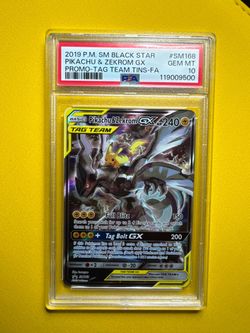 Pikachu & Zekrom GX SM168 PSA 10 Gem Mint