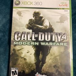 Call of duty 4   X box 360