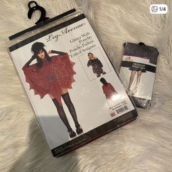 Women’s Spider Web Poncho Costume 