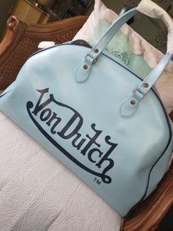 Authentic Vintage Von Dutch Large Bowling Style Bag