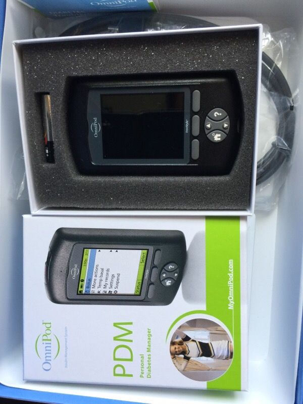 OmniPod starter kit-Dexcom G4 Platinum CGM Receiver w/Share Blue&Black, NEW in factory box $595
