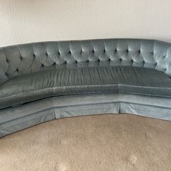 Midcentury Curved Sofa Pickup Today Only!