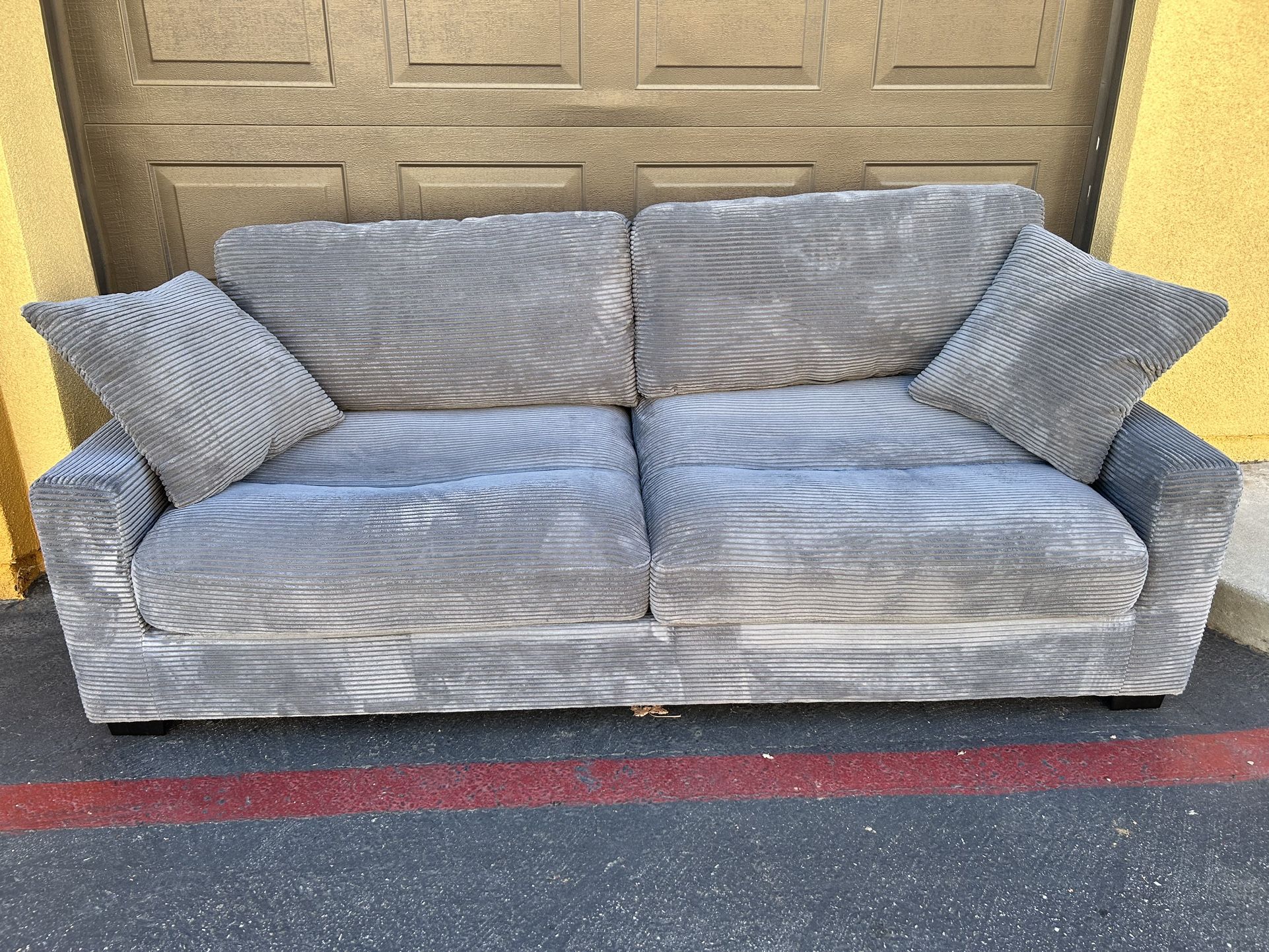 Gray Loveseat