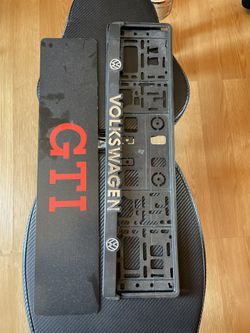 Volkswagen Euro GTI Plate