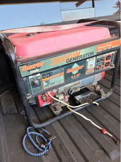 3500 watt electric start gasoline generator