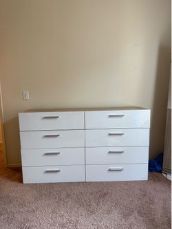 White Dresser 6 drawers