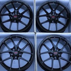 18” Subaru Sti BBS OEM Wheels /// Rims Black 💥💥💥