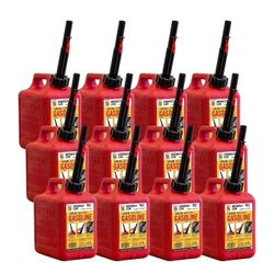 Midwest One Gallon Gas Can 12 Pack