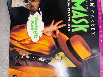 The Mask LaserDisc 1995 Widescreen Jim Carrey Cameron Diaz THX New Line
