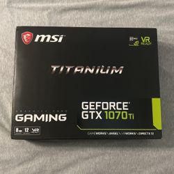 MSI GEFORCE GTX 1070Ti Titanium 