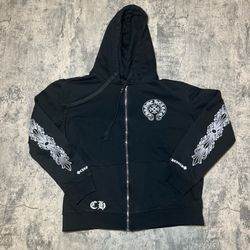 Chrome Hearts Black Zip Up 