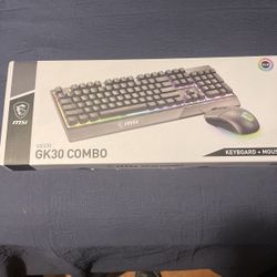 New GK30 Vigor Combo MSI Gaming Keyboard