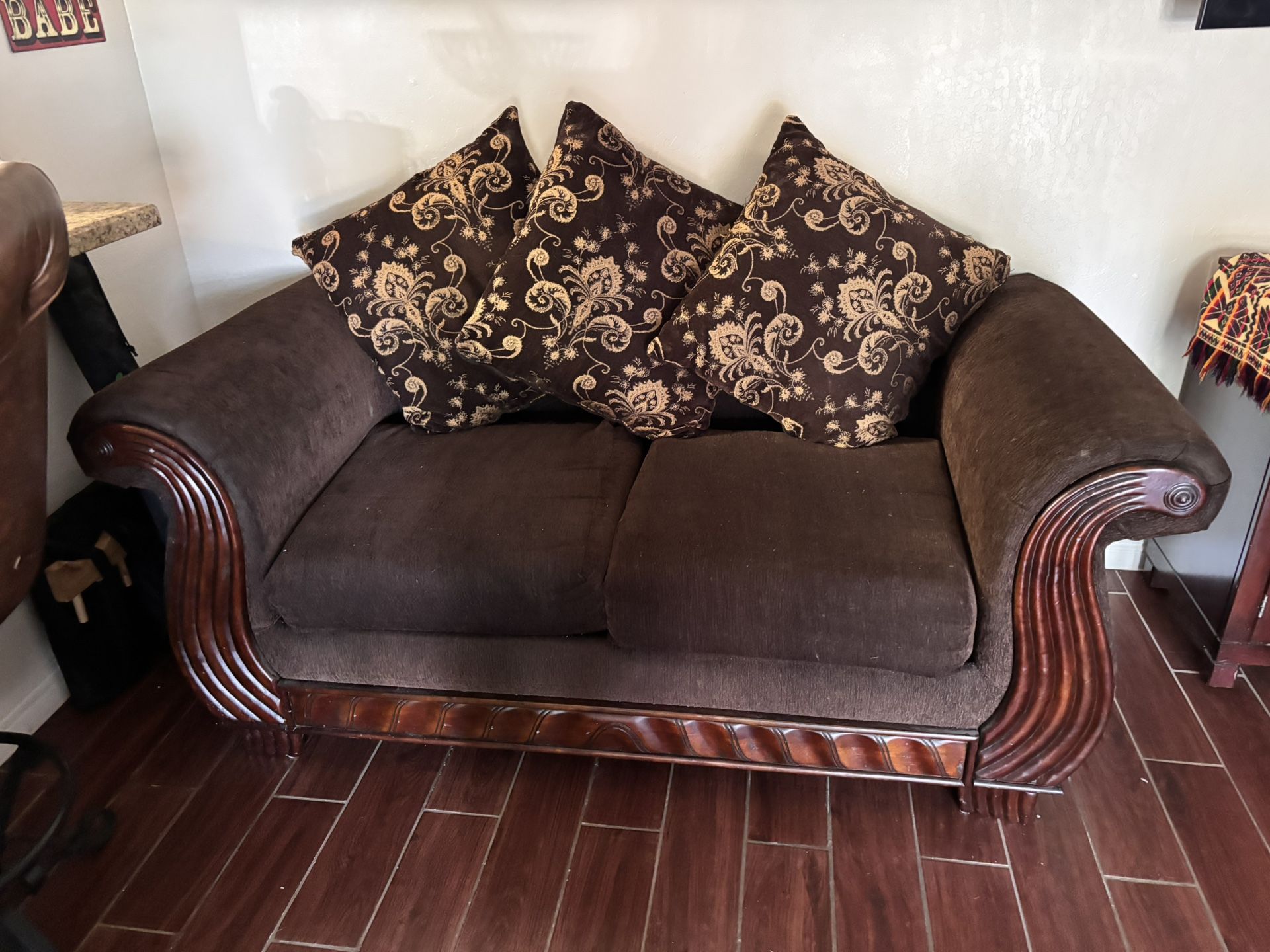 couches and side tables (2 of each)