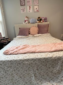 Bed Frame + Headboard  - Queen Size