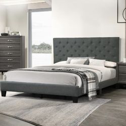 Queen Bed Frame With Mattress 