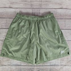 Nike Club Mens Size Medium Woven Flow Shorts 'Oil Green' FN3307-386 NWT $50 MSRP